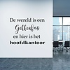 Muursticker gekkenhuis Muursticker gekkenhuis