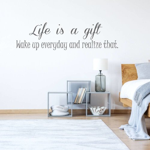 Muursticker life is a gift Muursticker life is a gift