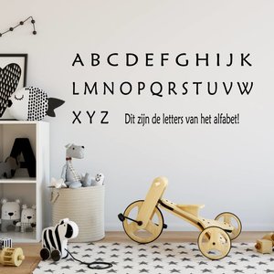 Muursticker Alfabet Muursticker Alfabet