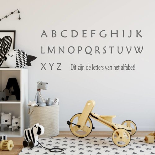 Muursticker Alfabet Muursticker Alfabet