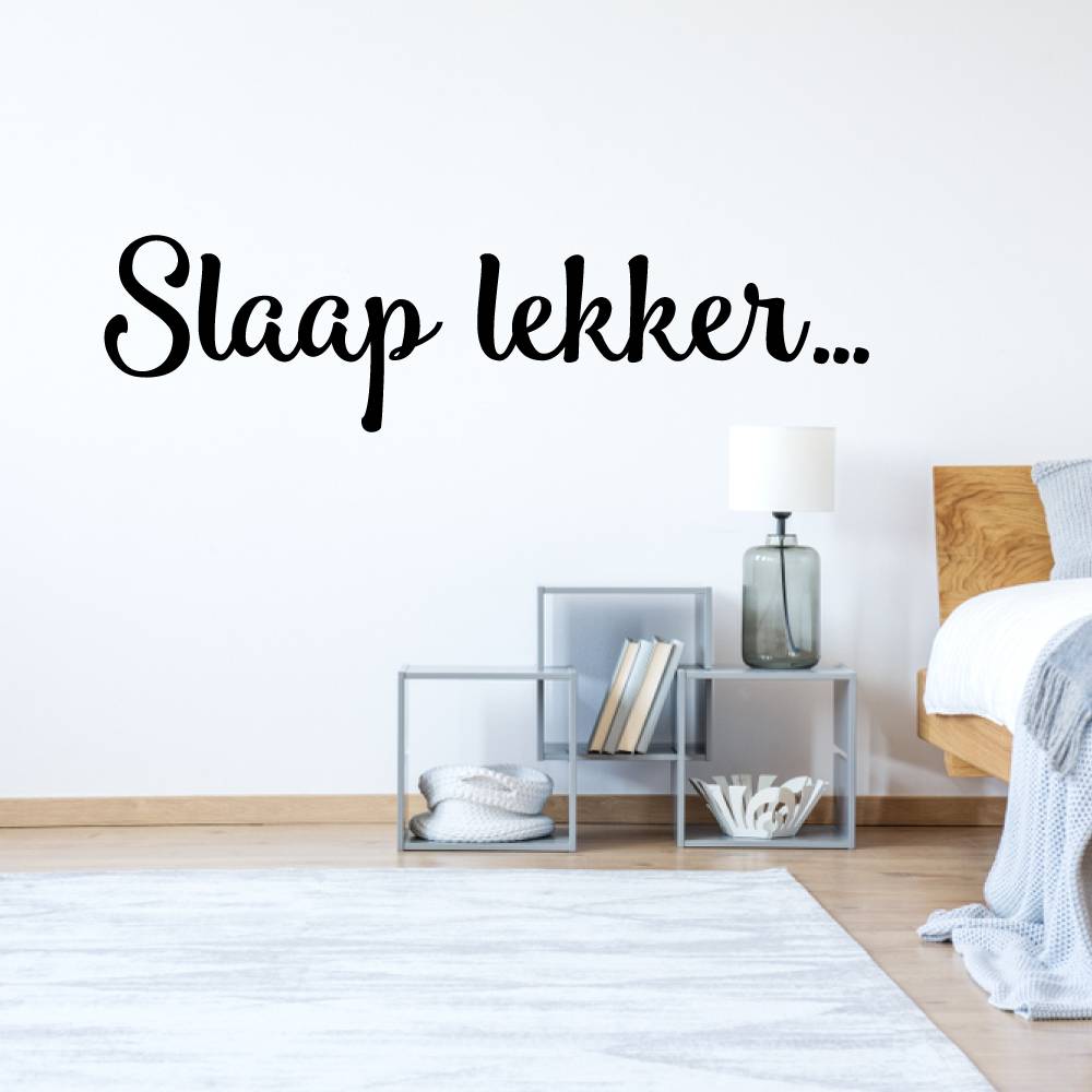Muursticker Slaap lekker