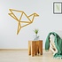 Origami muursticker vogel Origami muursticker vogel