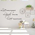 Muursticker live laugh love Muursticker live laugh love