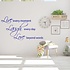 Muursticker live laugh love Muursticker live laugh love