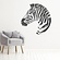 Muursticker Zebra