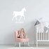 Muursticker paard met naam Muursticker paard met naam