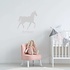 Muursticker paard met naam Muursticker paard met naam