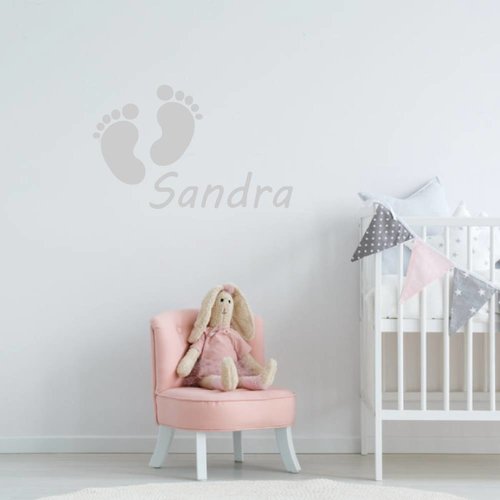Babyvoetjes met naam Babyvoetjes met naam