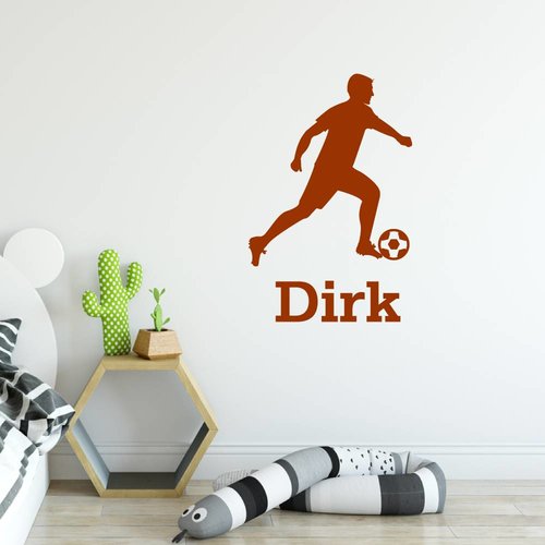 Muursticker Voetbal speler Muursticker Voetbal speler