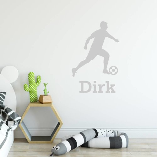 Muursticker Voetbal speler Muursticker Voetbal speler