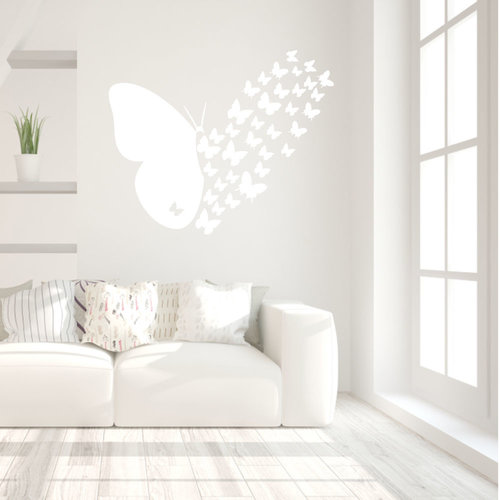 Muursticker vliegende vlinders Muursticker vliegende vlinders