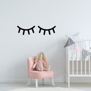 Muursticker Wimpers Muursticker Wimpers