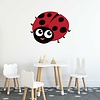Muursticker lieveheersbeestje Muursticker lieveheersbeestje