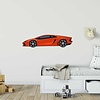 Muursticker Sportcar rood Muursticker Sportcar rood
