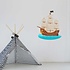 muursticker piratenschip muursticker piratenschip