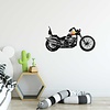 Muursticker Motor Muursticker Motor
