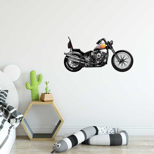 Muursticker Motor Muursticker Motor