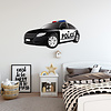 Muursticker politie auto Muursticker politie auto