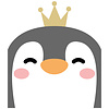 Muursticker pinguin Muursticker pinguin