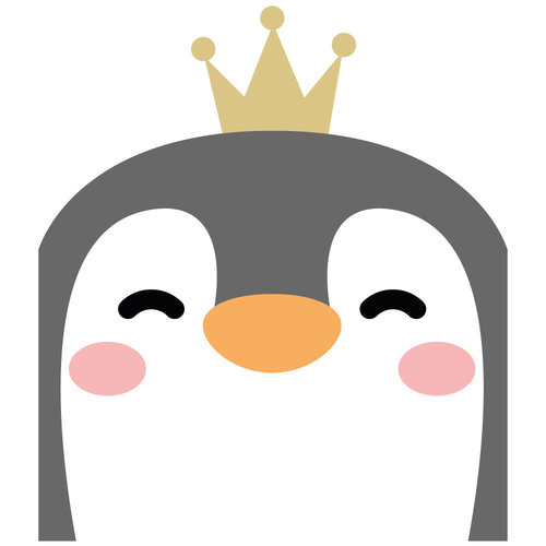 Muursticker pinguin Muursticker pinguin