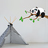 Muursticker Pandabeer op tak Muursticker Pandabeer op tak