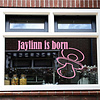 Geboorte sticker met speen en naam Geboorte sticker met speen en naam