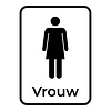 Bewegwijzering sticker Toilet vrouw Bewegwijzering sticker Toilet vrouw
