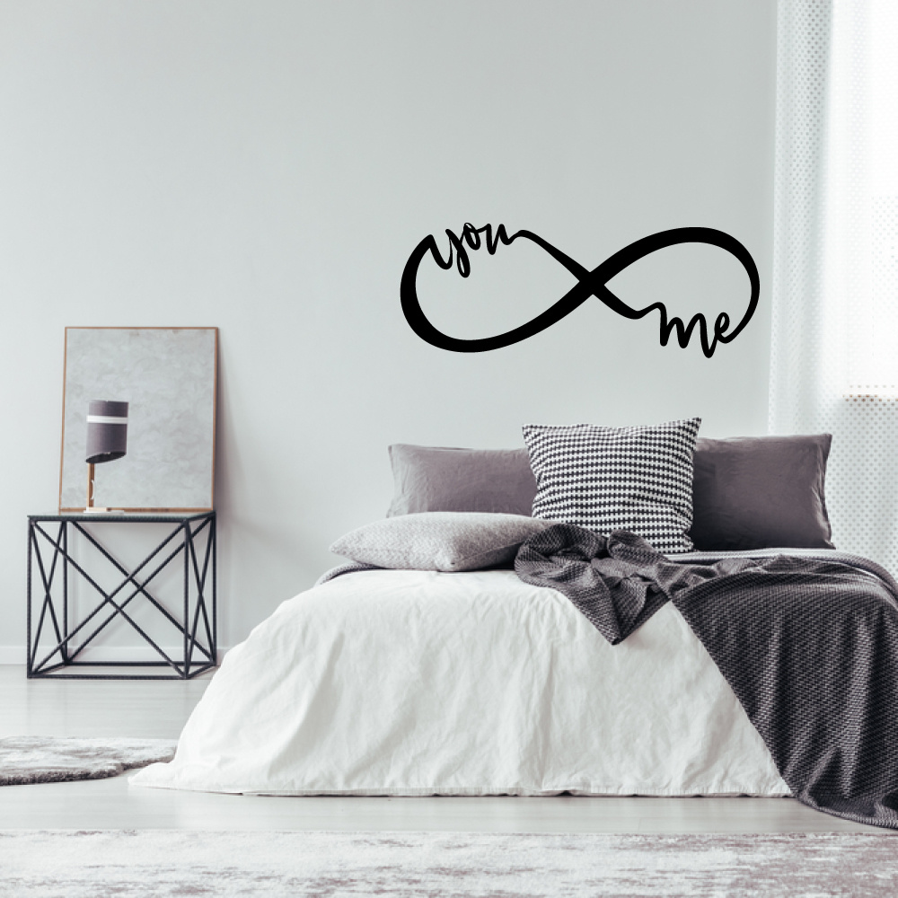 Muursticker infinity you and me