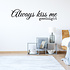 Muursticker always kiss me goodnight Muursticker always kiss me goodnight