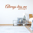 Muursticker always kiss me goodnight Muursticker always kiss me goodnight