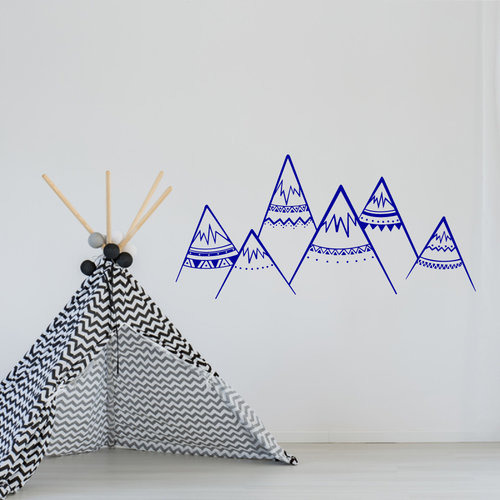 Muursticker Bergen Muursticker Bergen