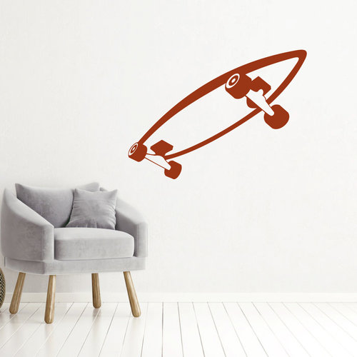 Muursticker Skateboard Muursticker Skateboard