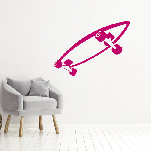 Muursticker Skateboard Muursticker Skateboard
