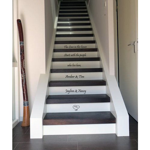 Trapsticker The love in this house Trapsticker The love in this house