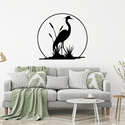 Muursticker Kraanvogel Muursticker Kraanvogel