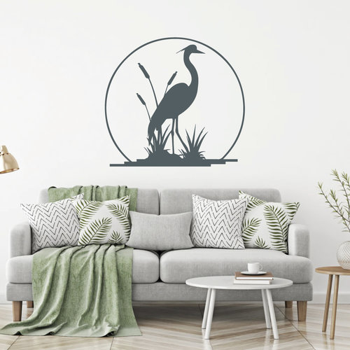 Muursticker Kraanvogel Muursticker Kraanvogel