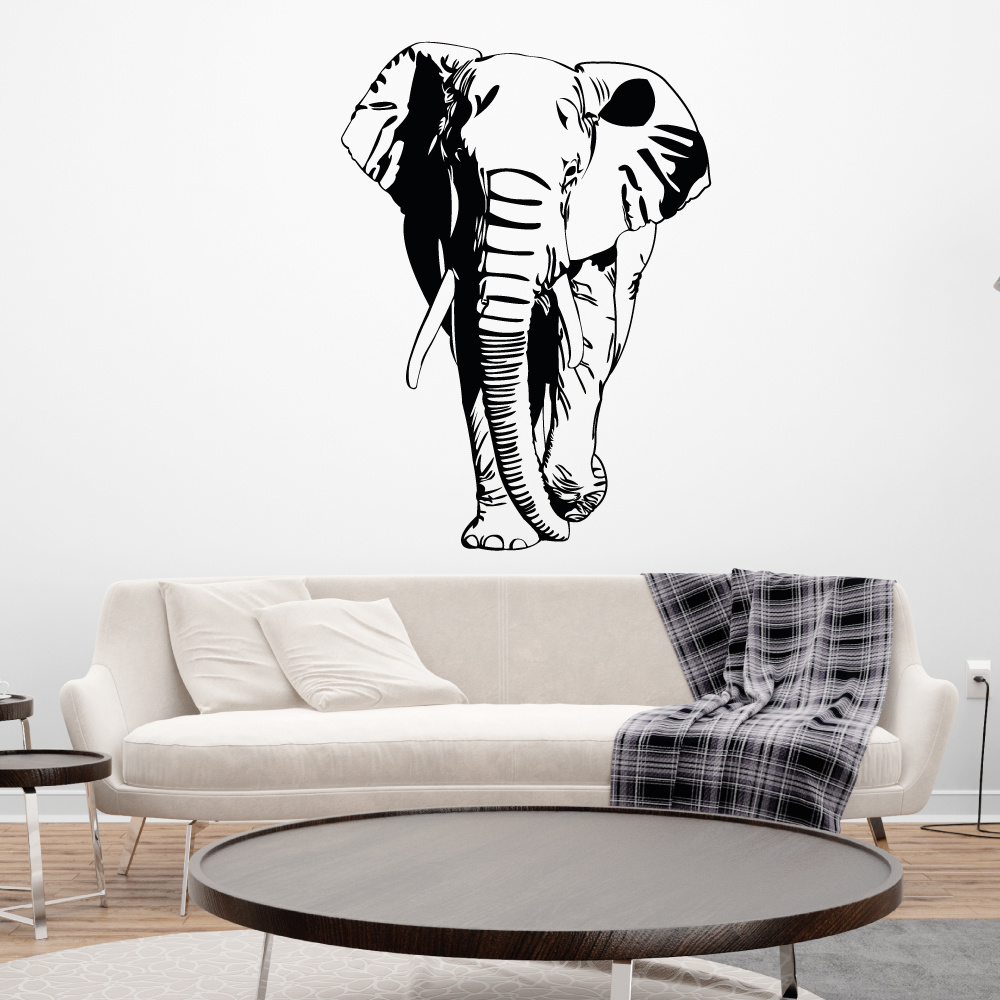 Muursticker olifant
