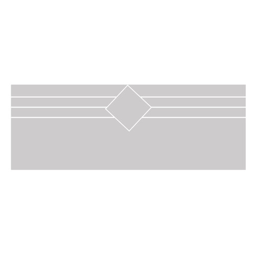 Raamfolie strepen met vierkant Raamfolie strepen met vierkant