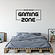 Muursticker Gaming zone met naam