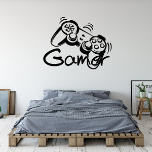 Muursticker Gamer Muursticker Gamer