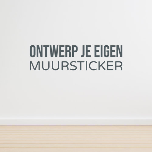Ontwerp je eigen muursticker Ontwerp je eigen muursticker