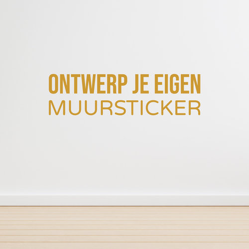 Ontwerp je eigen muursticker Ontwerp je eigen muursticker