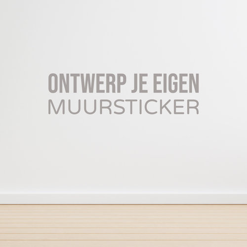 Ontwerp je eigen muursticker Ontwerp je eigen muursticker