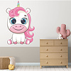 Muursticker Unicorn kijk verliefd Muursticker Unicorn kijk verliefd