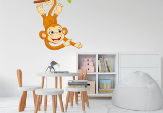 Muursticker aap Muursticker aap