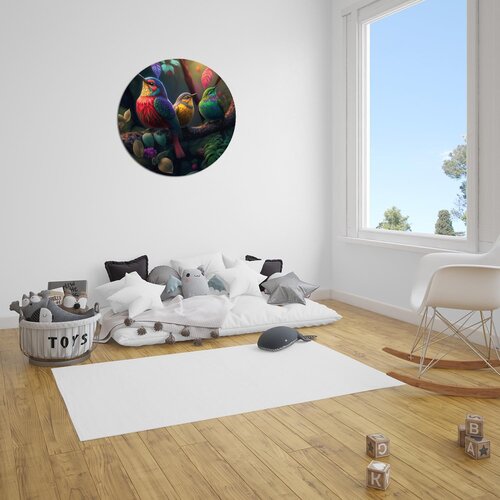 Muurcirkel 3 vogels Muurcirkel 3 vogels