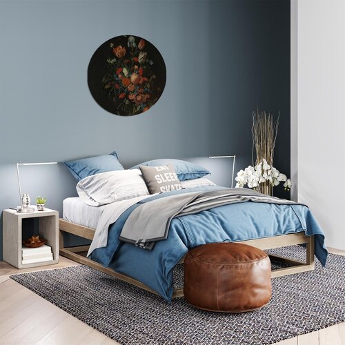 Muurcirkel Stilleven met bloemen, Ottmar Elliger (I) Muurcirkel Stilleven met bloemen, Ottmar Elliger (I)