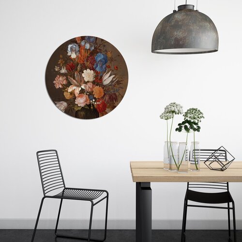 Muurcirkel Stilleven met bloemen Balthasar van der Ast Muurcirkel Stilleven met bloemen Balthasar van der Ast