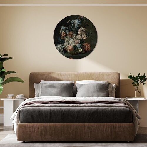 Muurcirkel Stilleven met bloemen Cornelia van der Mijn Muurcirkel Stilleven met bloemen Cornelia van der Mijn