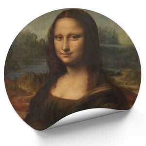 Muurcirkel Mona lisa Muurcirkel Mona lisa